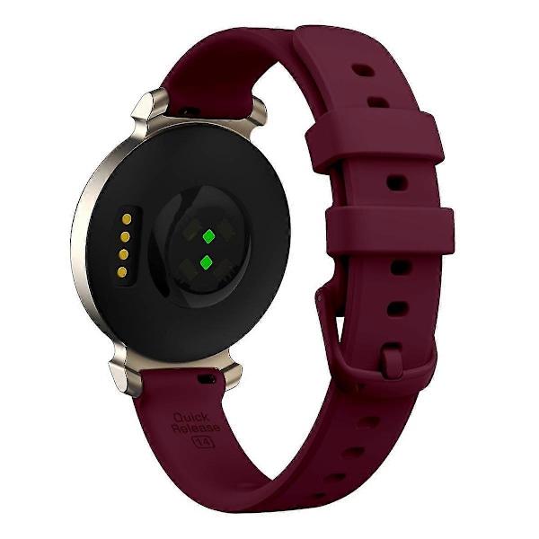Silikonarmband för Garmin Lily 2 Wine Red