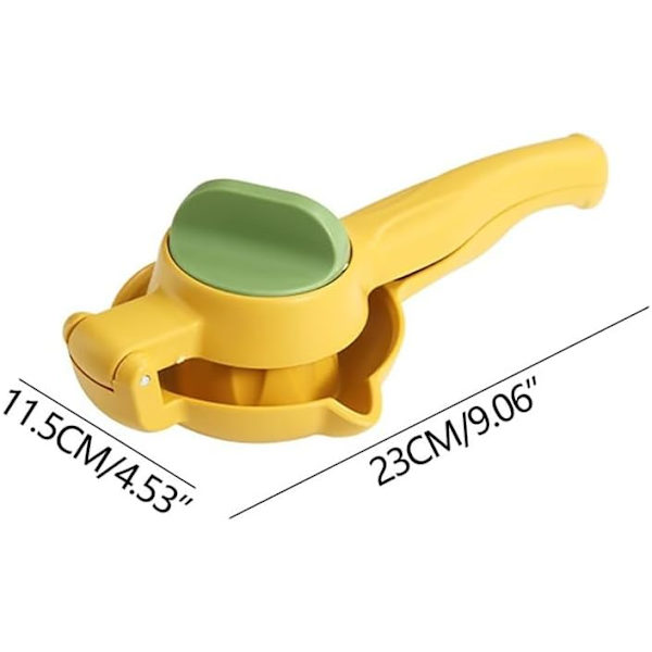 Manuell citruspress - Lätt att pressa kraftig citronpress handpress - Ergonomisk citruspress och fruktpress för små apelsiner Blue
