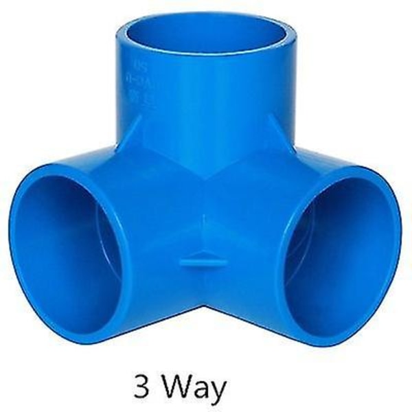 PVC-putkiliitosliittimet 3 4 5 6-tie letkunjakaja 20-50mm puutarhakastelu vesiputken liitoskytkin adapteri DIY hyllyliitos 20mm 3 Way5