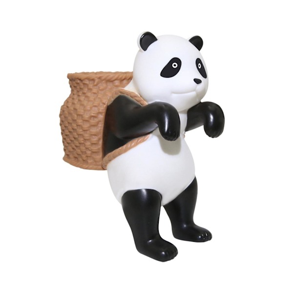 Hengende Dyrestatue Søt Panda Akvarium Tank Anheng for Balkong Blomsterpotte