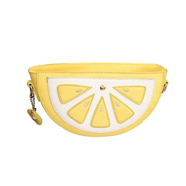 Rolig Fruktformad Enkel Axelväska Kedjeväska Enkel Crossbody-väska för Kvinnor och Flickor