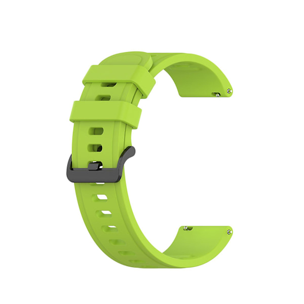 Armband i Mjuk Silikon 20/22mm Smartwatch Rem Ersättningsarmband Tillbehör för Amazfit Gtr 2e/gts 2e/bip/bip U Lime 20 mm