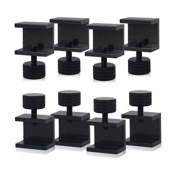 8 stk. 3D-printer glasplade klemmer, Hot Bed printplatform opgraderingskit til Ender 3s 3 Pro, 5 Pro, CR-20 PRO, CR-10S Pro 3D-printer
