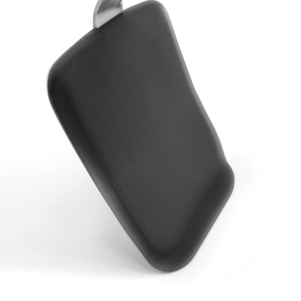 Värmebeständig silikonspatel, nonstick, svart, skållningsskyddat handtag, fiskspade, flexibel stekspade, hamburgare