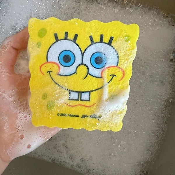 Svampsvamp för diskmaskin med tecknad figur SpongeBobs Magic Wipe, Kökstillbehör A