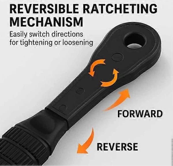 2-in-1 poraistukan räikkäväännin, pikavaihtoadapteriväännin 1/2\" & 5/8\"