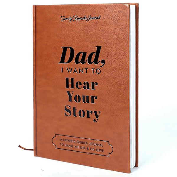 Pappa, jag vill höra din historia - Den perfekta gåvan till pappa - Minnesbok för pappa