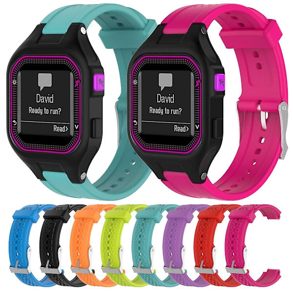 Justerbar håndledsrem til kvinder til Garmin Forerunner 25 Red