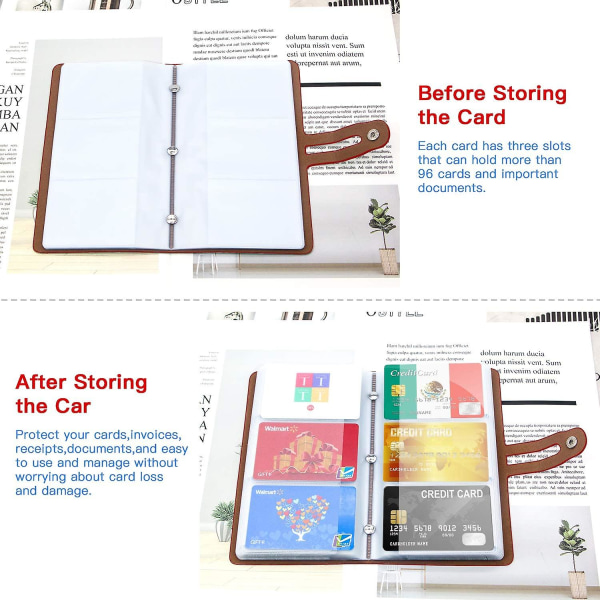 Rfid-luottokortin haltija Käyntikorttien organizer Käyntikorttikotelo