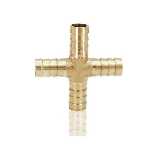 3mm-25mm Messinkiliitäjä Putkiliitäntäliitin Letku Tanko Kaasu Kupari Piikkinen Kytkentäliitin Liitäntäliitin Sovitin Putkiliittimet CROSS 4mm-4mm Barb