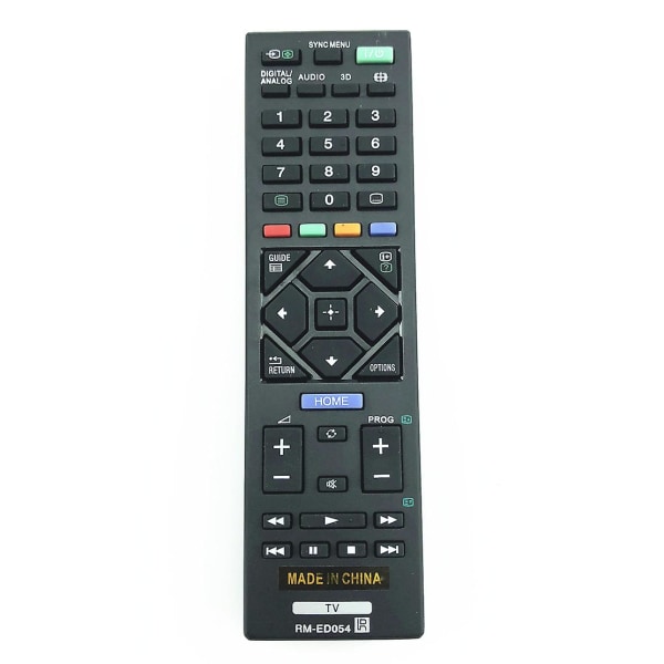 Passer for Sony TV-fjernkontroll Rm-ed054 General Kdl-32r420a 40r470a, Etc.--a198/rmed054