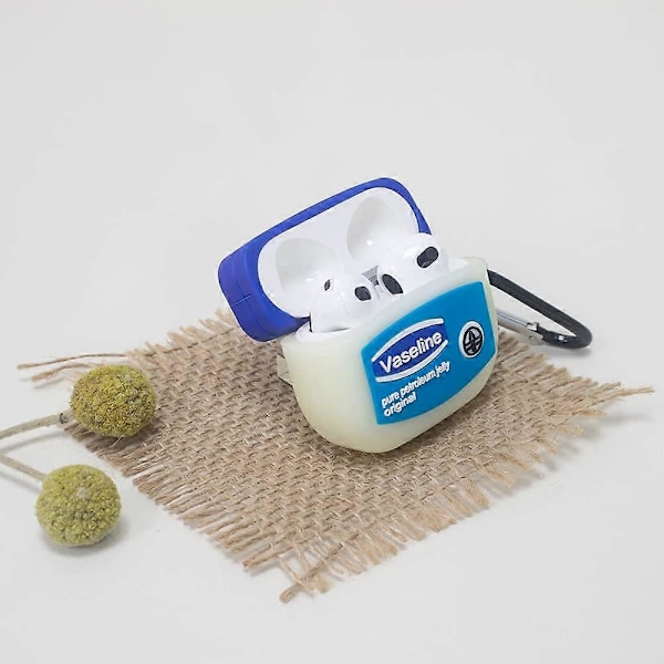 Passer for Airpods 3. generasjon 2021, Silikon Tegneserie Søtt Deksel Beskyttende Støtsikre Deksel for Airpods 3 Vaseline standard