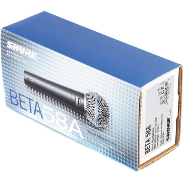 Shure BETA58A Mikrofon Vokal Mikrofon Trådbunden Mikrofon NY