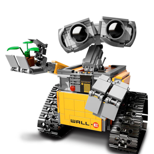 WALL-E robot litet partikelpussel byggklossar gränsöverskridande fjärrkontroll barnprogrammering presentleksaker