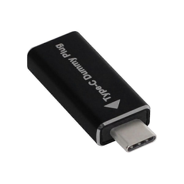 Virtuell Skärmadapter Typ-c Ddc Edid Dummy Plugg Usb-c Headless Ghost Skärmemulator 1920x1080p