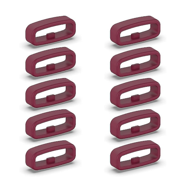 Armbandsfäste Silikon Fäst Ringhållare 18mm/20mm/22mm Bältesöglor Red 18MM