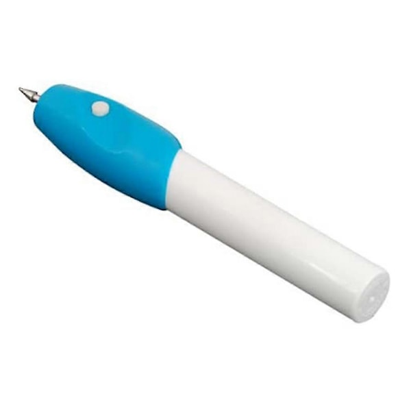 Fashionable Handheld Electric Engraving Pen Rotary Tool Engraver Carve Tool Jewellery Craft Pen By White + Blue