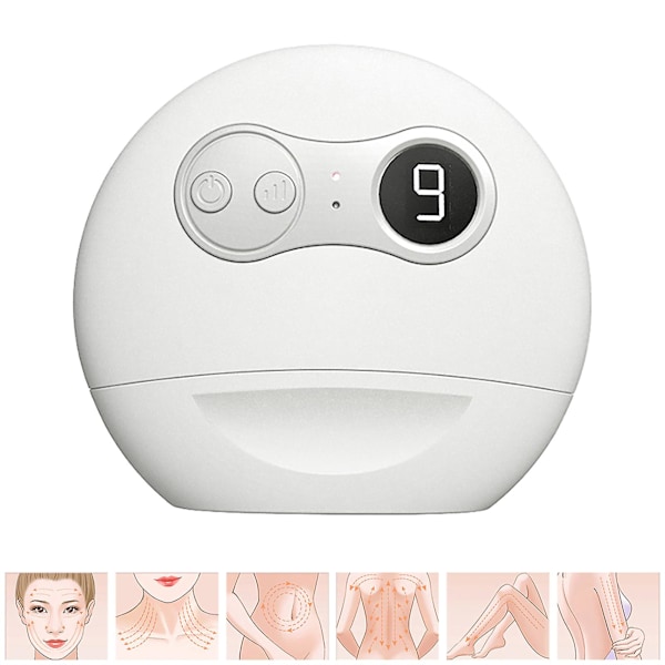 Elektrisk Gua Sha-platta Ansiktslyft Varm Kompress 9 Växlar Vibration Ansiktsskulpteringsmaskin Sten Nål Uppladdningsbar