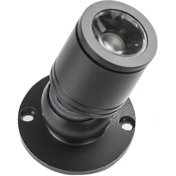 Mini LED Downlight 1W Indbygget Loft Spotlys Med Driver 100-265V AC 10stk [Energiklasse A+] (Sort, Varmt Lys)
