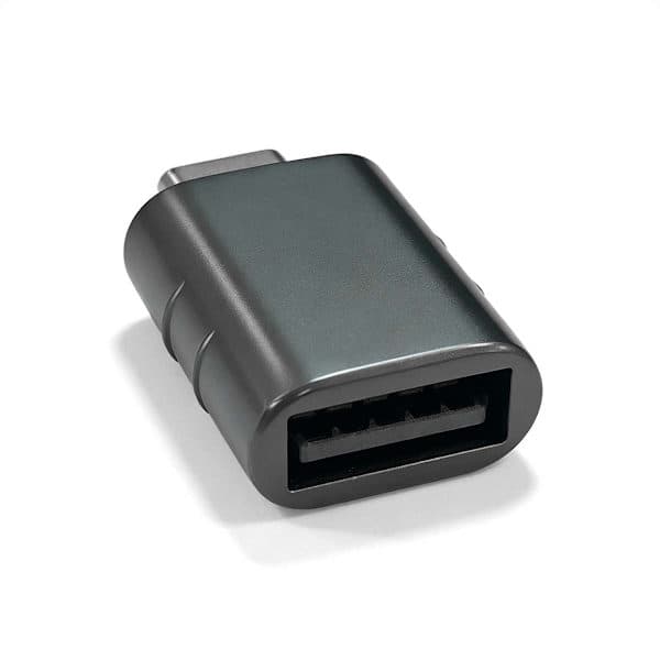 USB 3.2 til USB-C OTG-adapter 10 Gbps Grå Grey