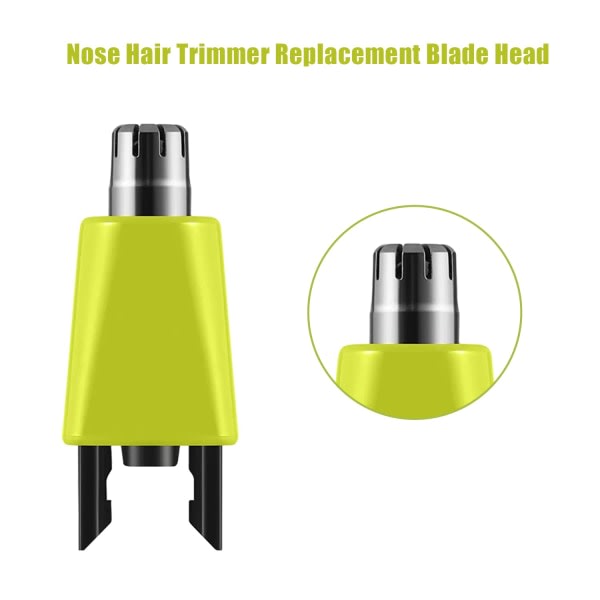 Pack Nose Ear Kulmien trimmerin vaihtopää, yhteensopiva QP2520 QP2630 QP2724 QP2834 parranajokoneen kanssa Nose Hair Trimmer Black