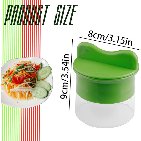 Håndholdt spiralizer grøntsagsslicer - Justerbar grøntsagsspiralskærer pastaspaghetti-maskine til agurk, frugt, nudler, kartoffel