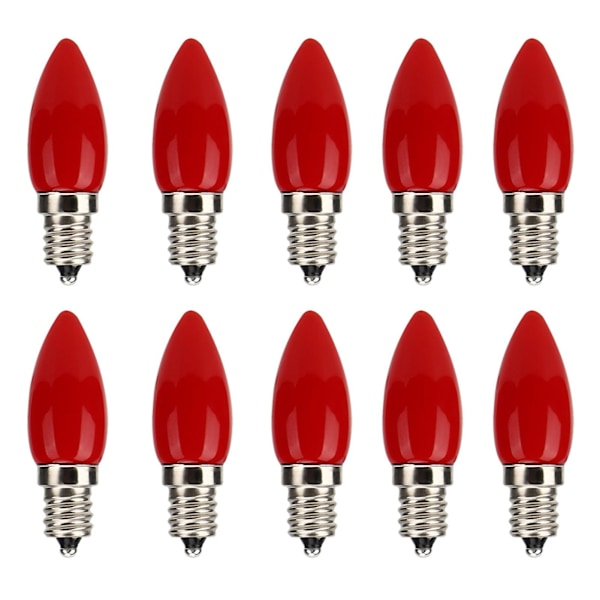 10 kpl Mini E12 LED-lamppua 1,5W AC110V kodin kattokruunuun, kattovalaisimeen ja seinävalaisimeen