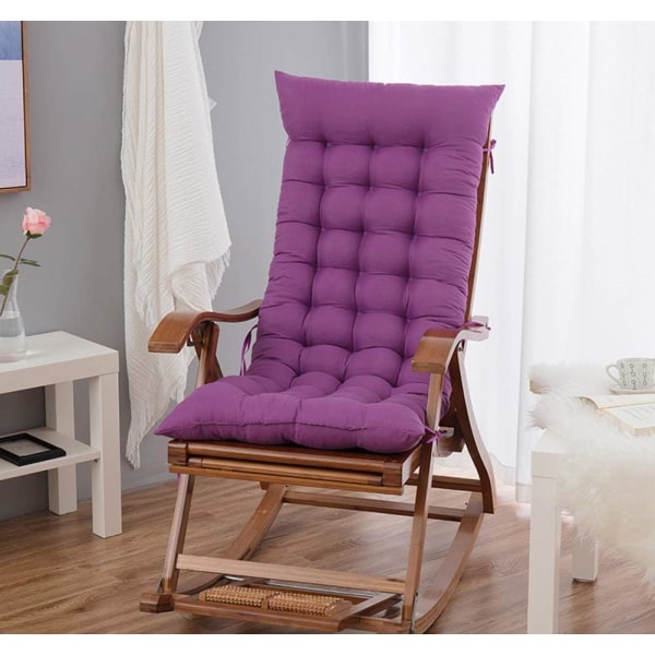 Klassinen puutarhapatio paksu tuoli aurinkotuolityyny puinen lepotuoli  pehmeät pehmusteet ulkotuolit lepotuolit rentoutumistyyny-violetti 5378 |  Fyndiq