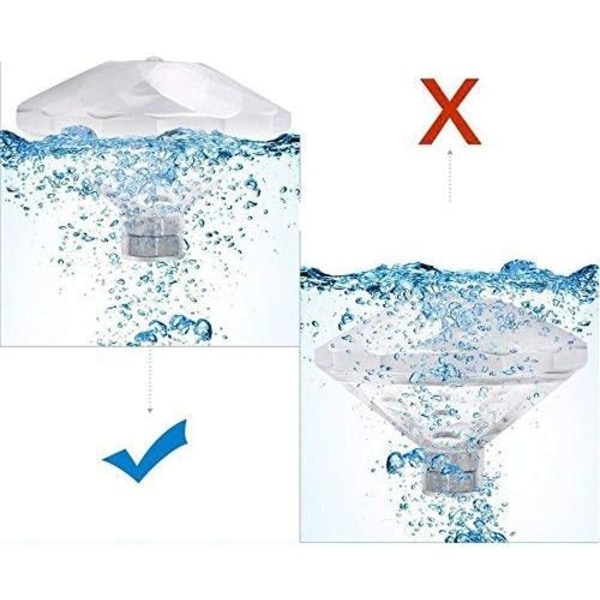 Flytende LED-badekarlyslampe for bad, diskotek, dam, svømmebasseng, barneleker, 7 moduser assortert farge batteridrevet