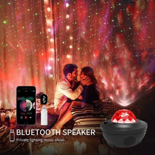 Nattlampa Galaxy Star Projector - Skapa en vacker stjärnhimmel