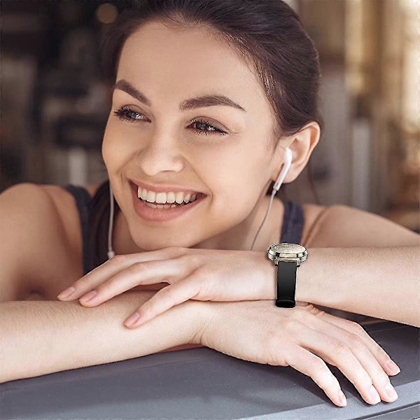 Silikonarmband för Garmin Lily 2 Black