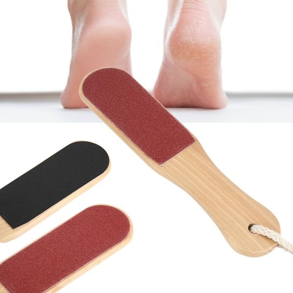 Dobbeltsidet Fodfil Død Hud Hård hudfjerner Fodrasp Manicure Værktøj