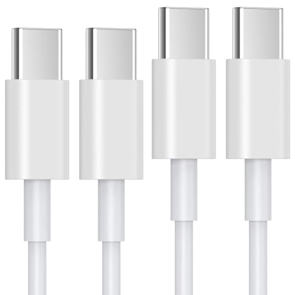 iPhone 15 Laddningskabel 20W, 2-pack 1M Apple USB C till USB C Snabbladdningskabel