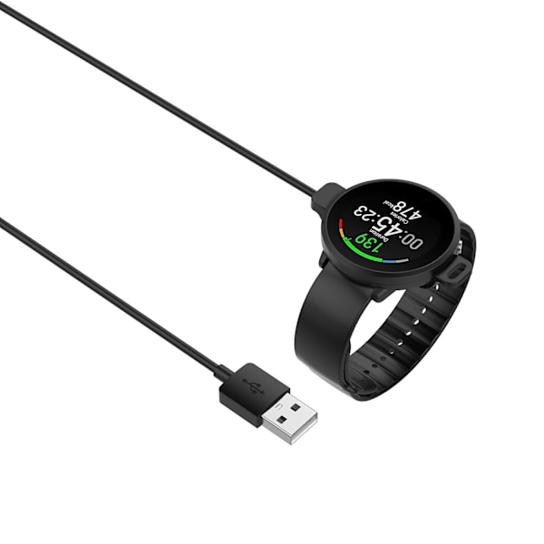 1.0M USB-laddningskabel utan magnet Smart Watch-laddare för Polar Unite