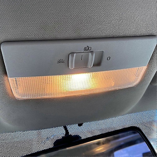 Grå Læselys Indvendig Lampe Kuppellys Til 9n 6r T5 2002-2015 2002-2005 Caddy 2004-2015 Fabia