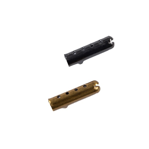 50 stk. snørebåndshoveder Aglets DIY snørebåndsreparations snørebåndsspidser guld