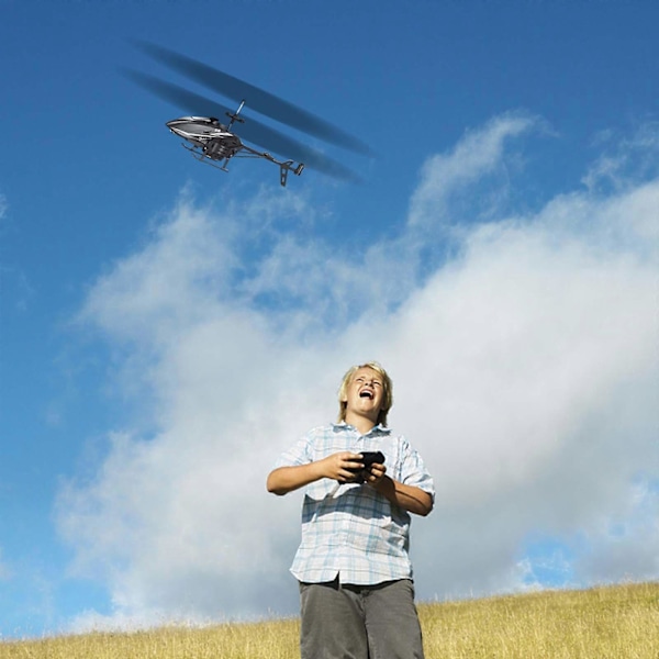 2.4G Fjärrkontroll Stöttålig Helikopter 2.5-kanals Fjärrkontroll Flygplansmodell Flygplans-gräns Barnleksaker 240523