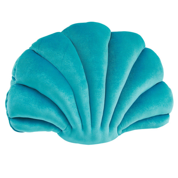 Sea Beach Scallop Shell vuodesohva tyynyn koristelu Ylellinen kuori täytetty tyyny makuuhuoneeseen Living Green green