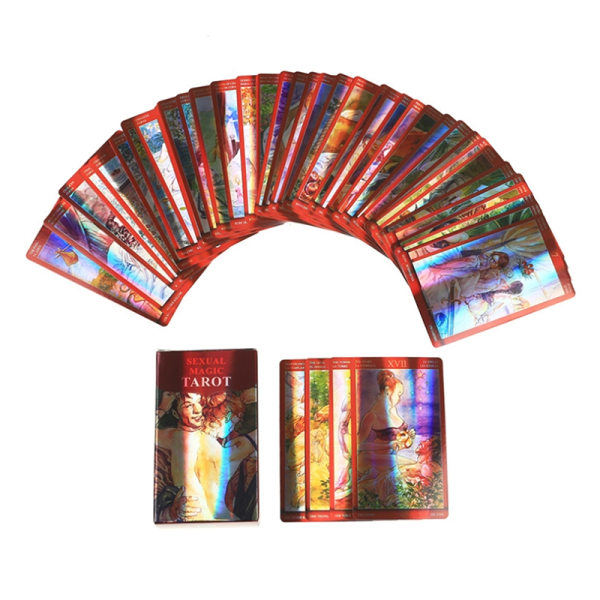 Seksuaalinen Magia Tarot-pakka Maginen Eroottinen Tarot-kortit Mainos - Täydellinen yksi koko