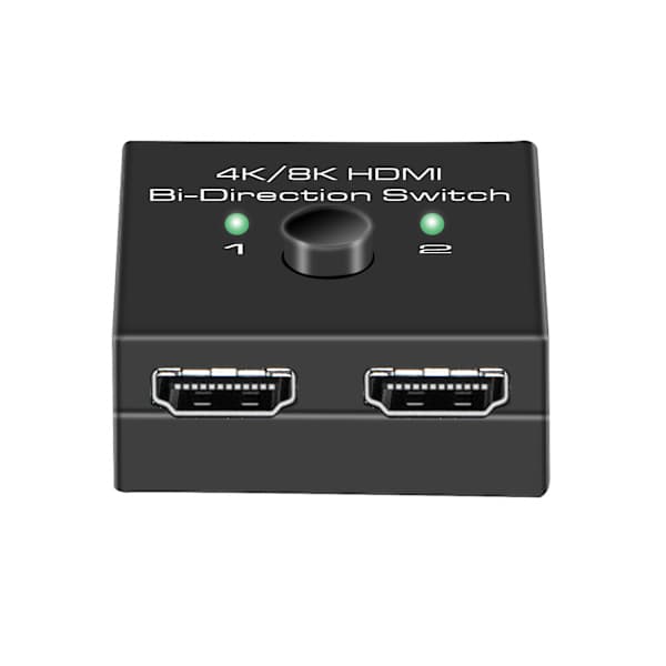 HDMI 8K Toveisbryter - 2 inn 1 ut
