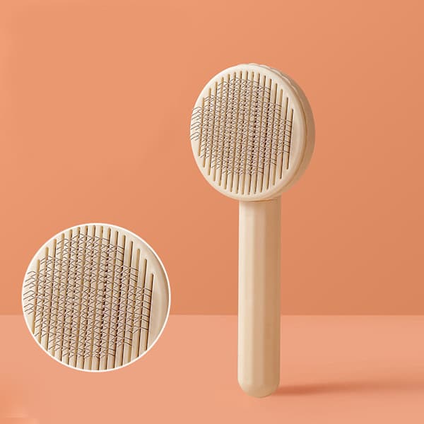 Selvrensende kæledyrshårbørste Beige Beige