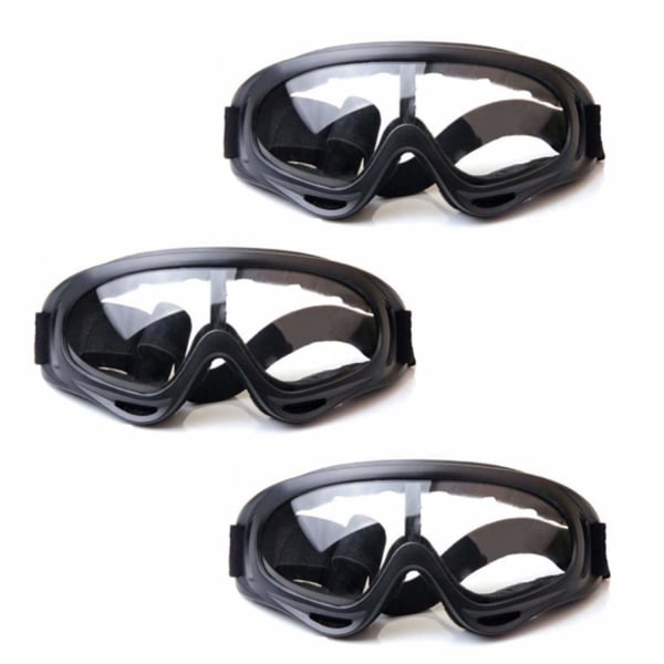3Pak sikkerhedsbriller til børn, udendørs spilbriller til børn til Nerf N-Strike Pistol Elite Gun Game øjenbeskyttelse og til laboratoriearbejde