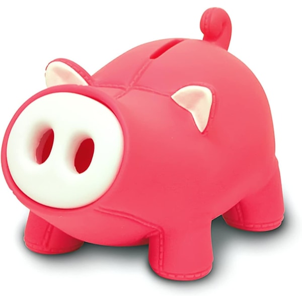 Søt gris sparegris, rosa grisebank leketøy myntbank dekorativ sparebank pengebank bedårende grisefigur for gutt jente baby barn barn voksen griseelsker