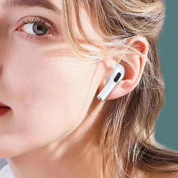 Trådløst opladningsetui til AirPods 1/2 Gen - Bluetooth-synkroniseringsknap, Hi-Fi stereolyd, GPS-positionering til iPhone og Android