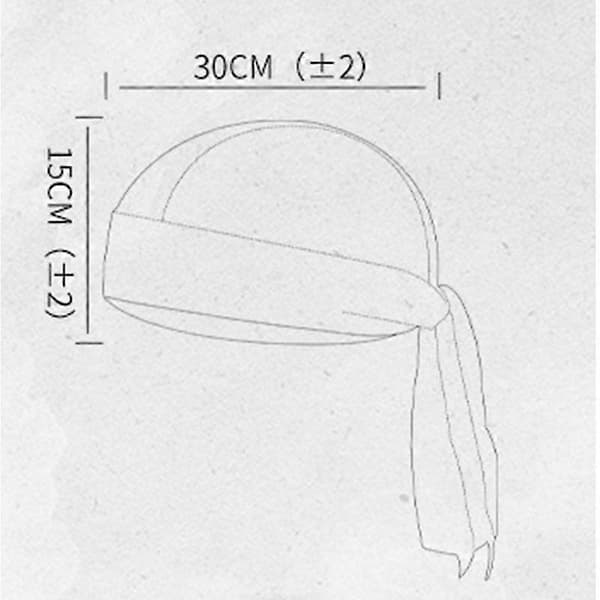 Solhatt Visir Huvudduk Förknuten Bandana Hatt med Skärm Cykelmössa style 3