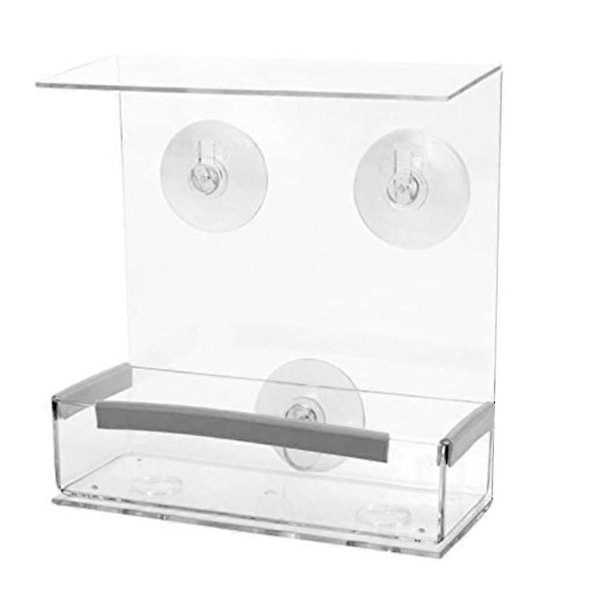 Klar Fågelmatare Matare Husdjur Papegojor Matare Matdispenser Fröbricka