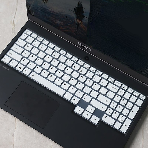 Tastaturbeskyttere til Lenovo Legion Gaming Laptop Silikone Notebook Tastatur Cover Candyblack