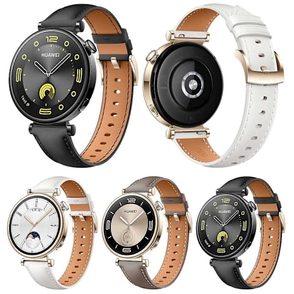 18 mm lærreim til Huawei Watch GT 4