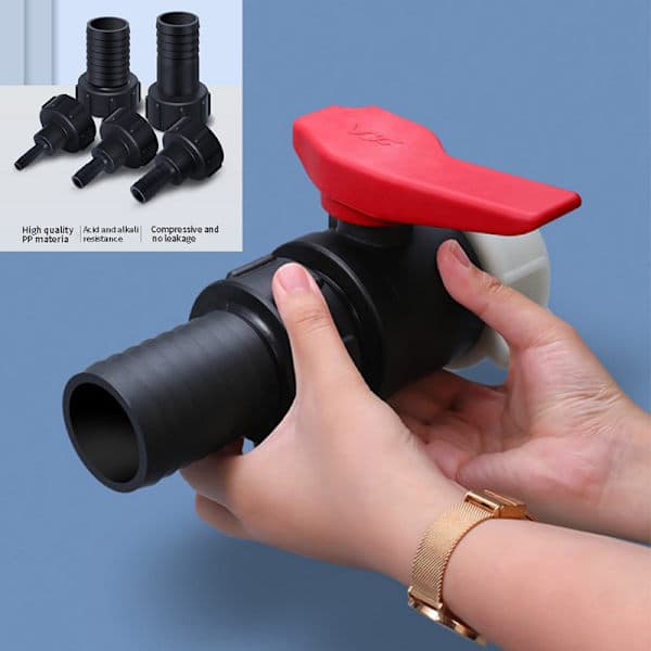 1/2 \" till 2 \" Vatten IBC Tank Adapter Trädgårdsslang Adapter Krananslutning C