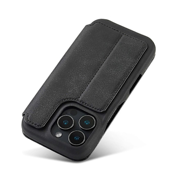 LC.IMEEKE Etui til iPhone 16 Pro Max med Kortholder, Støttefod og Lædercover Multicolor Style B